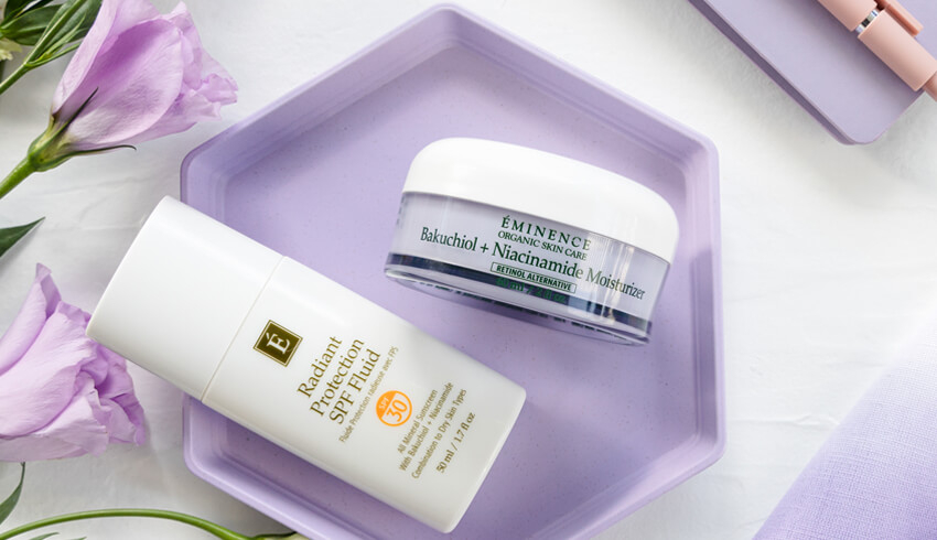 A Bakuchiol & Niacinamide Skin Care Routine For Fine Lines & Wrinkles