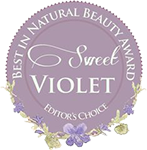 Sweet Violet Bride Best in Natural Beauty Award Editor's Choice
