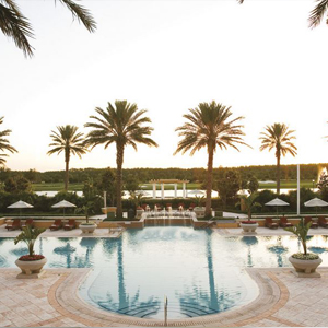 An outdoor spa pool