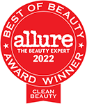 Allure 2022 award badge