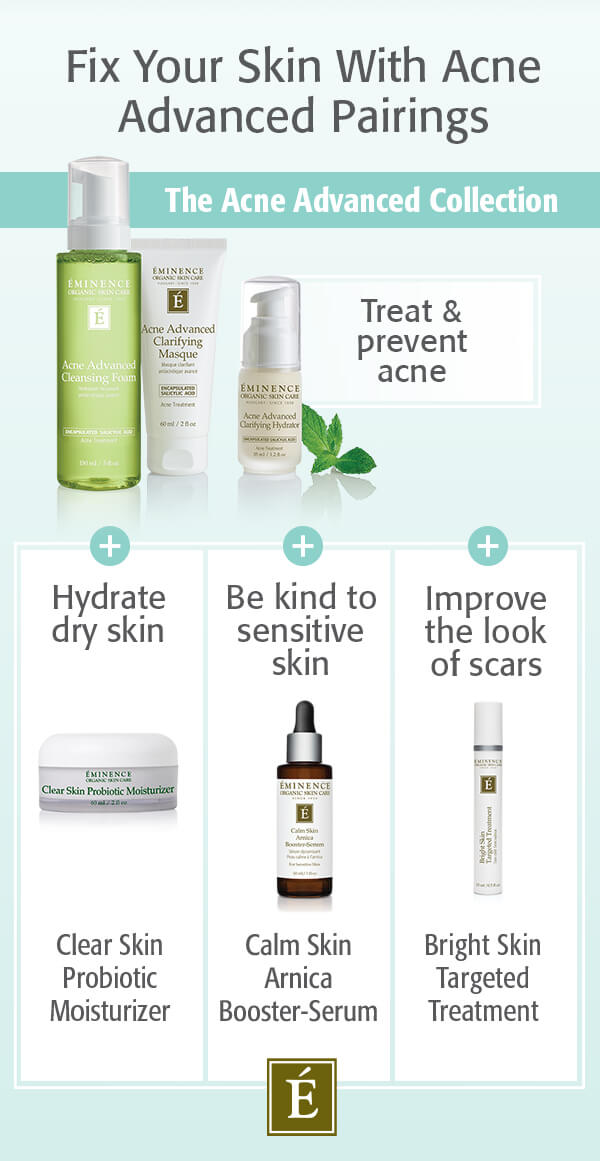 Fix Your Skin With Advanced Acne Pairings infographic