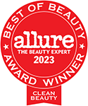 Allure 2022 award badge