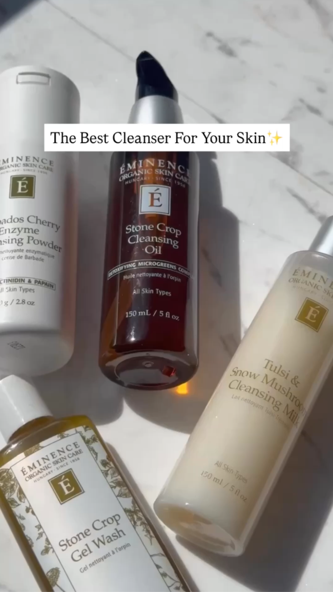 Eminence Organics Tulsi & Snow Mushroom Cleansing Milk A product grouping including Eminence Organics Tulsi & Snow Mushroom Cleansing Milk