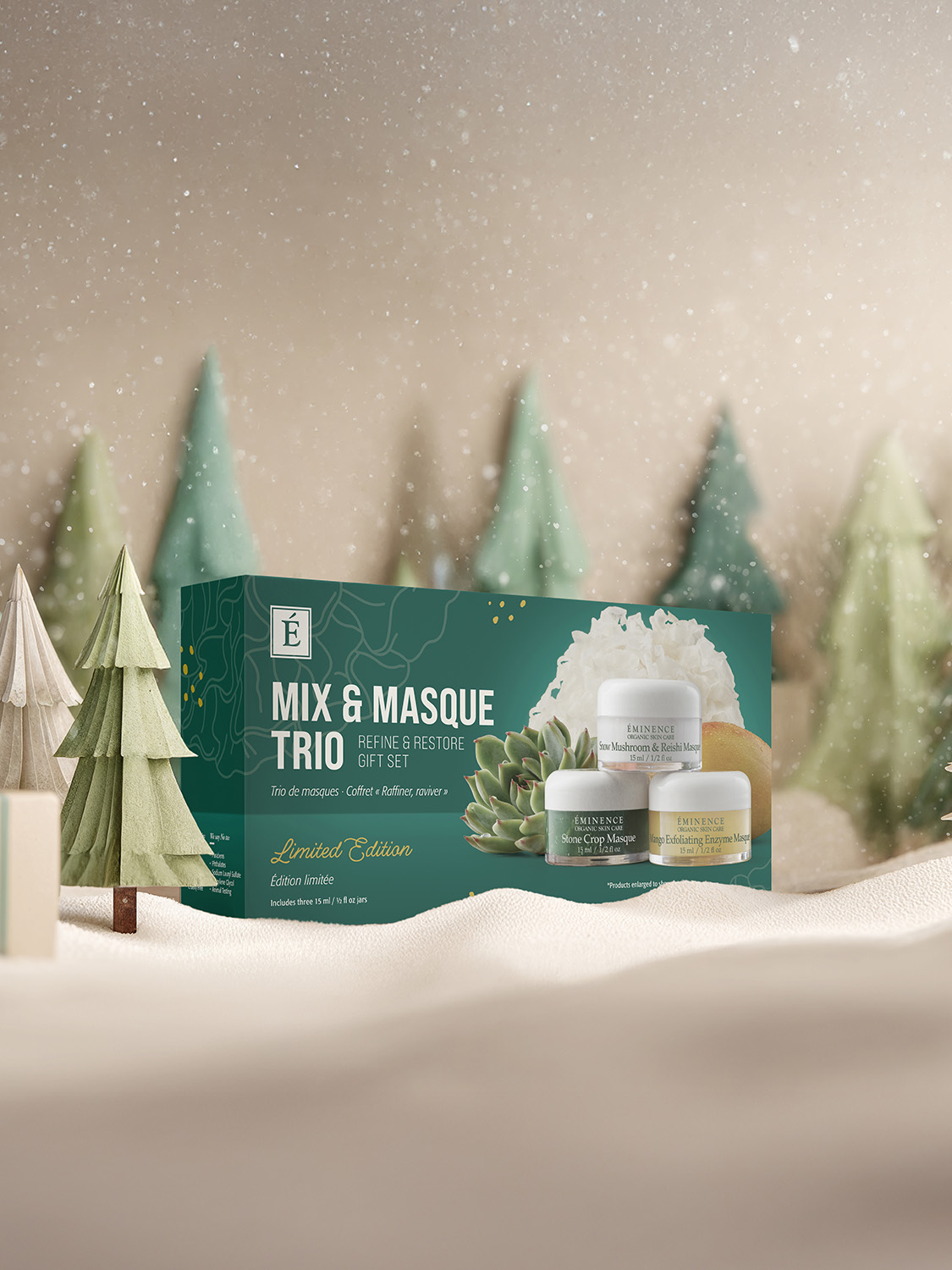 Eminence Organics Mix and Masque Trio: Refine & Restore Gift Set Eminence Organics Mix and Masque Trio: Refine & Restore Gift Set