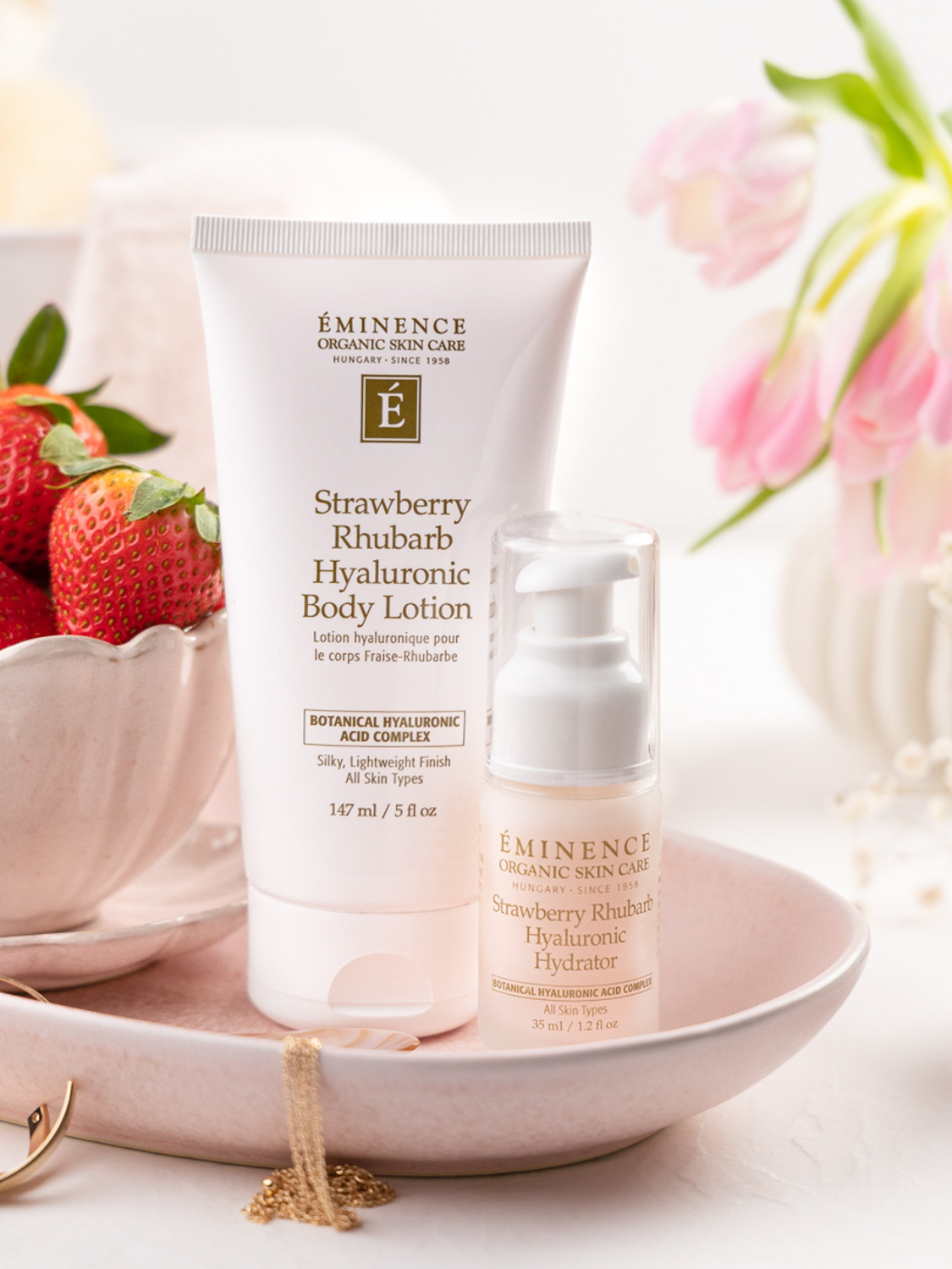 Strawberry Rhubarb Hyaluronic Body Lotion image named null